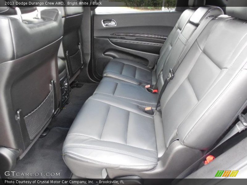 Bright White / Black 2013 Dodge Durango Crew AWD