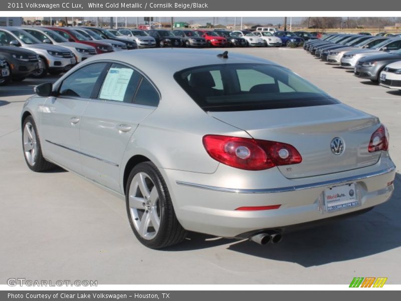 White Gold Metallic / Cornsilk Beige/Black 2011 Volkswagen CC Lux