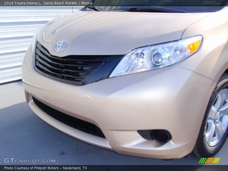 Sandy Beach Metallic / Bisque 2014 Toyota Sienna L