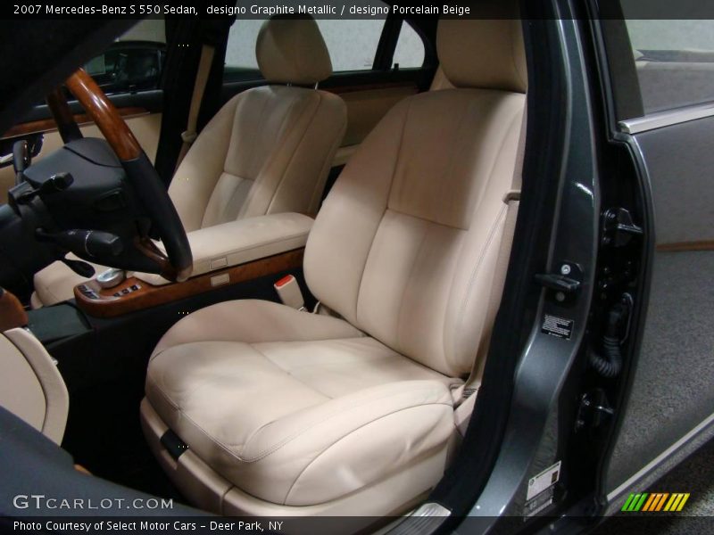 designo Graphite Metallic / designo Porcelain Beige 2007 Mercedes-Benz S 550 Sedan