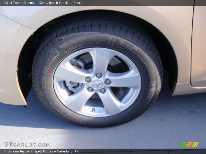  2014 Sienna L Wheel