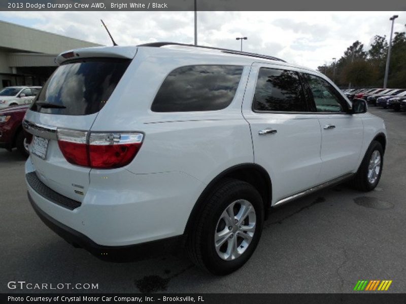 Bright White / Black 2013 Dodge Durango Crew AWD