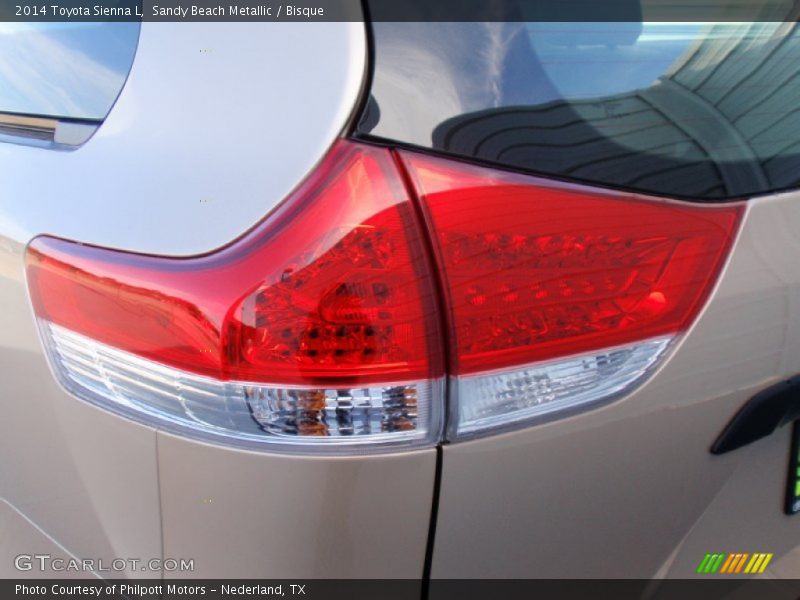 Sandy Beach Metallic / Bisque 2014 Toyota Sienna L