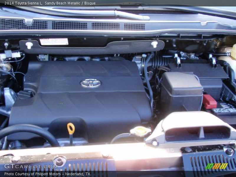 Sandy Beach Metallic / Bisque 2014 Toyota Sienna L