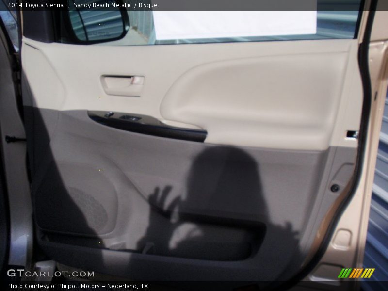 Sandy Beach Metallic / Bisque 2014 Toyota Sienna L