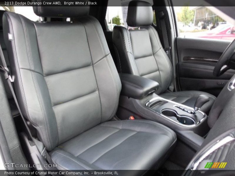 Bright White / Black 2013 Dodge Durango Crew AWD
