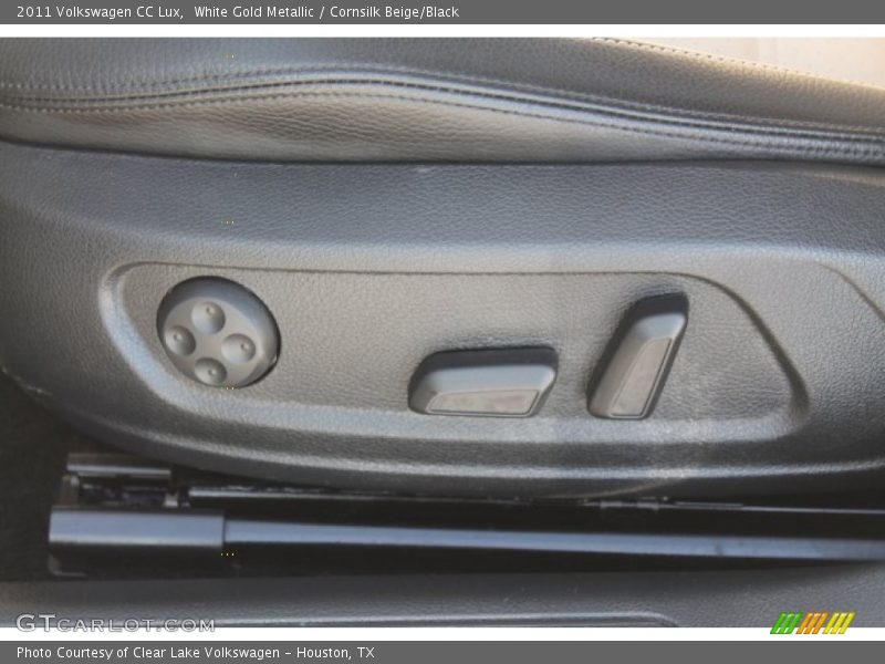 White Gold Metallic / Cornsilk Beige/Black 2011 Volkswagen CC Lux
