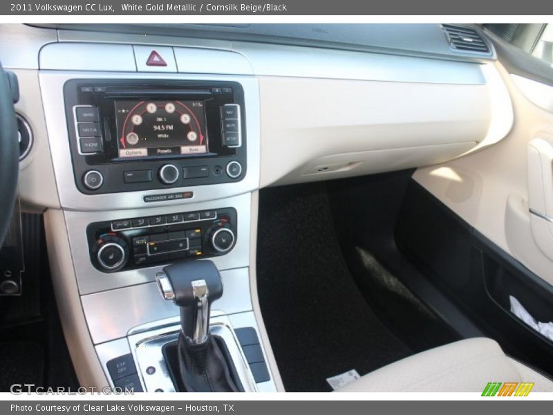 White Gold Metallic / Cornsilk Beige/Black 2011 Volkswagen CC Lux