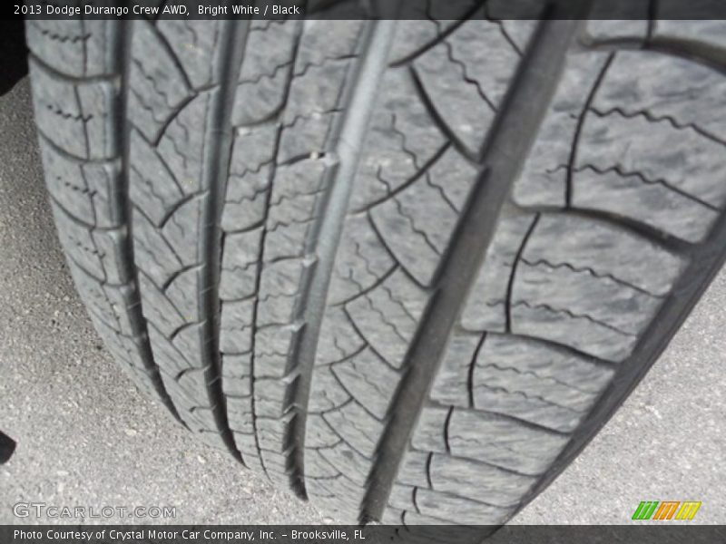 Bright White / Black 2013 Dodge Durango Crew AWD
