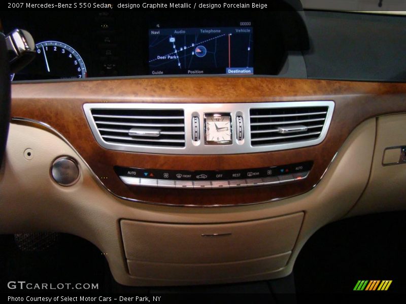 designo Graphite Metallic / designo Porcelain Beige 2007 Mercedes-Benz S 550 Sedan