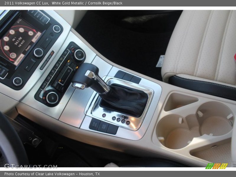 White Gold Metallic / Cornsilk Beige/Black 2011 Volkswagen CC Lux