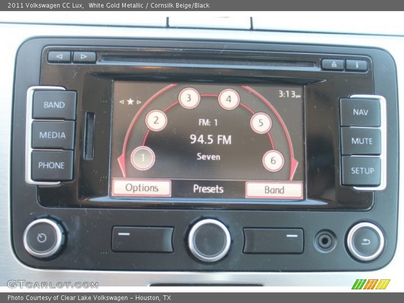 White Gold Metallic / Cornsilk Beige/Black 2011 Volkswagen CC Lux
