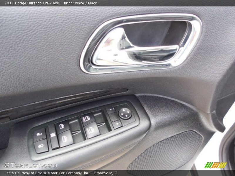 Bright White / Black 2013 Dodge Durango Crew AWD