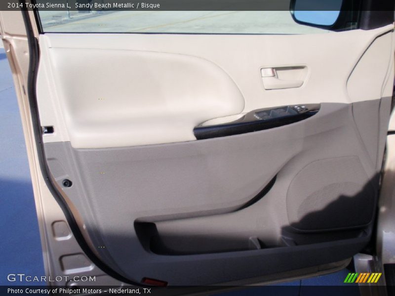 Sandy Beach Metallic / Bisque 2014 Toyota Sienna L