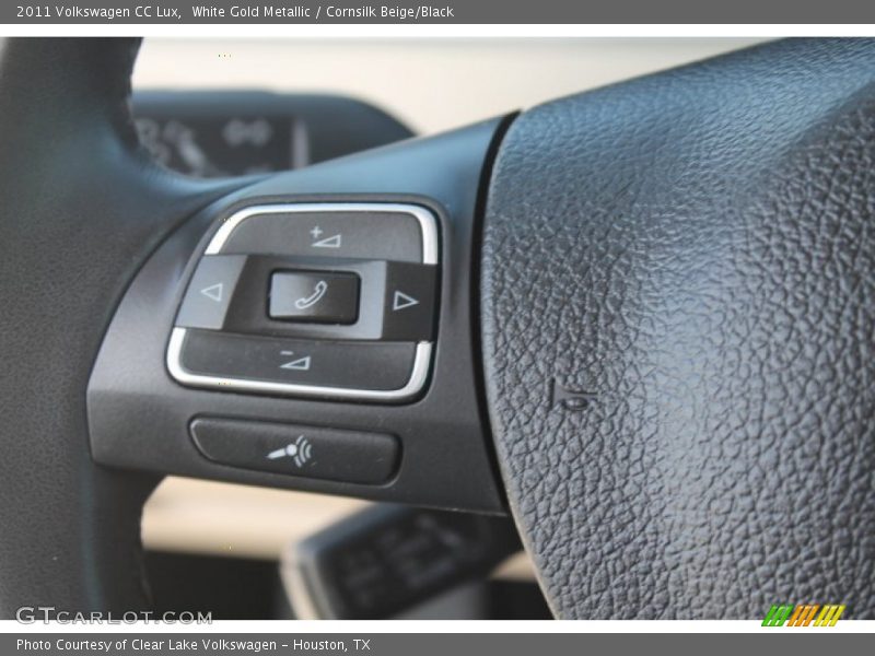 White Gold Metallic / Cornsilk Beige/Black 2011 Volkswagen CC Lux