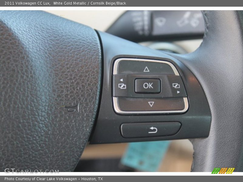White Gold Metallic / Cornsilk Beige/Black 2011 Volkswagen CC Lux