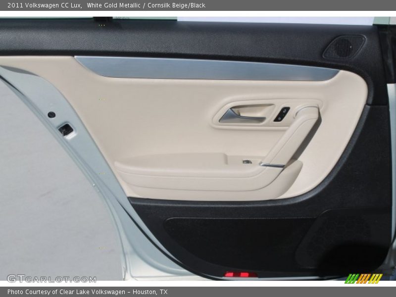 White Gold Metallic / Cornsilk Beige/Black 2011 Volkswagen CC Lux