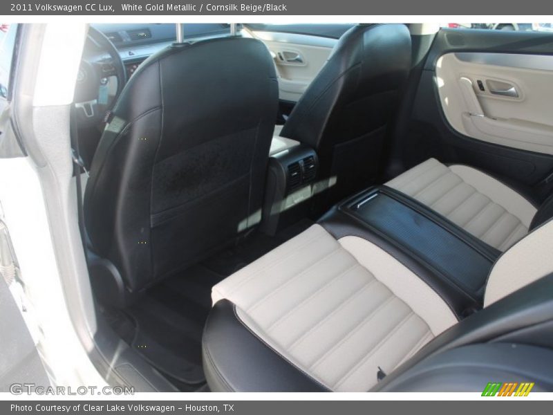 White Gold Metallic / Cornsilk Beige/Black 2011 Volkswagen CC Lux