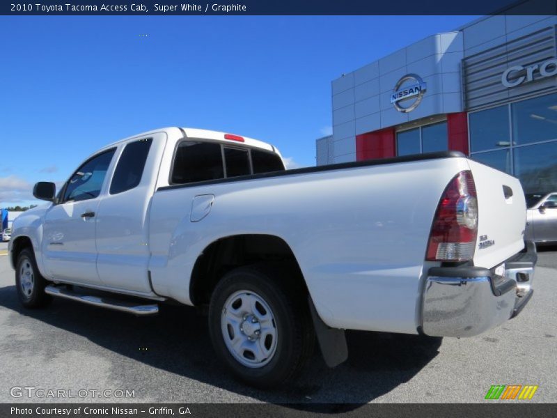 Super White / Graphite 2010 Toyota Tacoma Access Cab