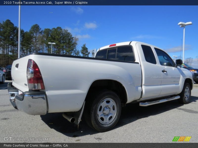 Super White / Graphite 2010 Toyota Tacoma Access Cab
