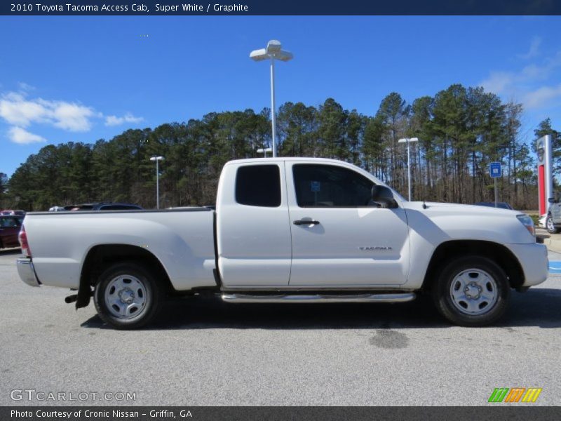 Super White / Graphite 2010 Toyota Tacoma Access Cab