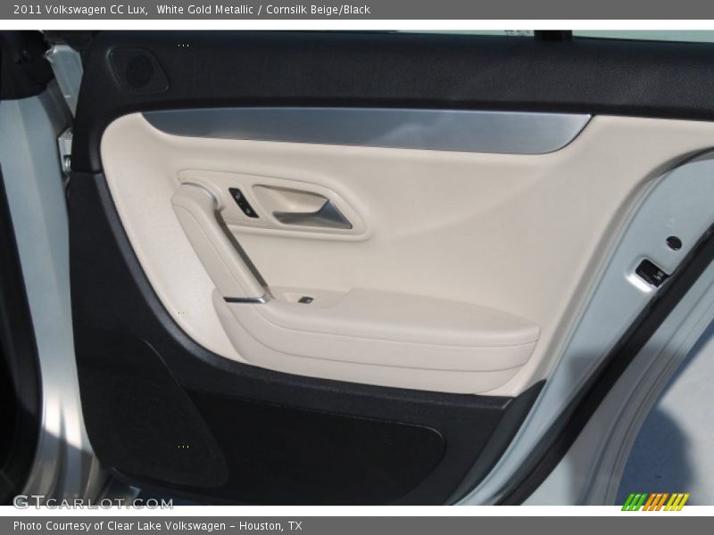 White Gold Metallic / Cornsilk Beige/Black 2011 Volkswagen CC Lux