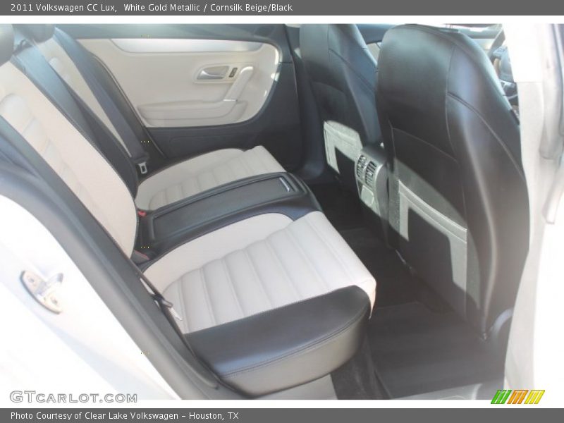 White Gold Metallic / Cornsilk Beige/Black 2011 Volkswagen CC Lux