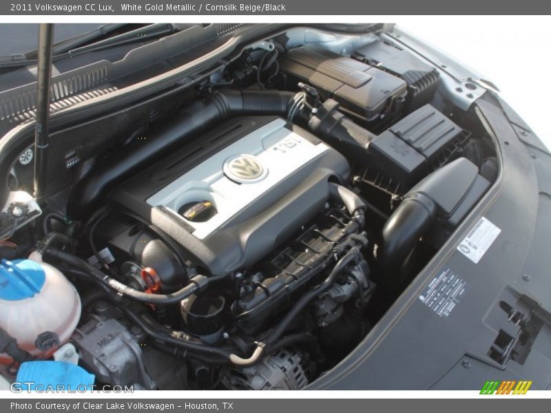 White Gold Metallic / Cornsilk Beige/Black 2011 Volkswagen CC Lux