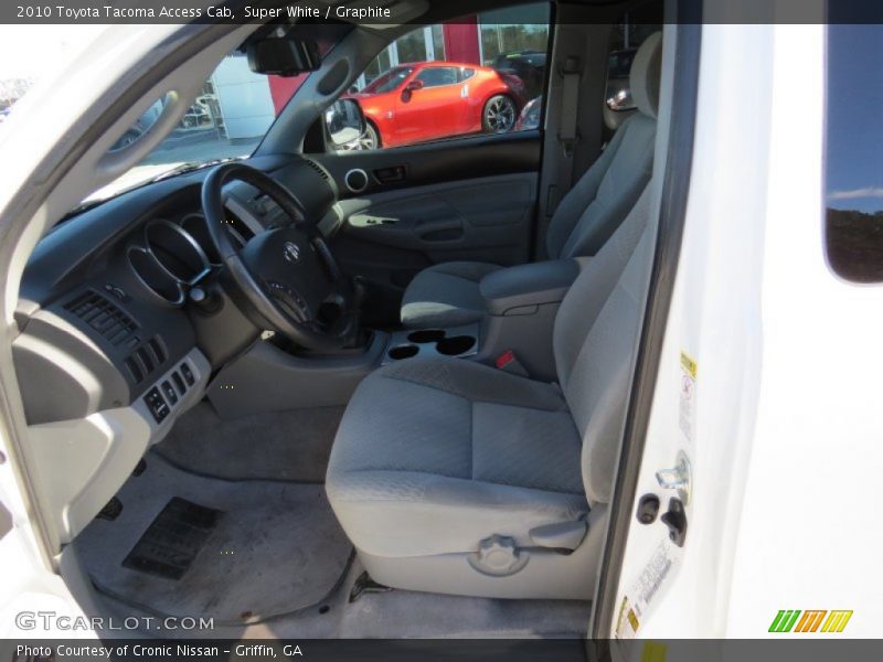 Super White / Graphite 2010 Toyota Tacoma Access Cab