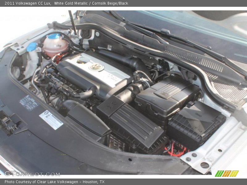 White Gold Metallic / Cornsilk Beige/Black 2011 Volkswagen CC Lux