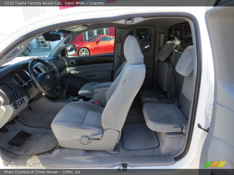 Super White / Graphite 2010 Toyota Tacoma Access Cab