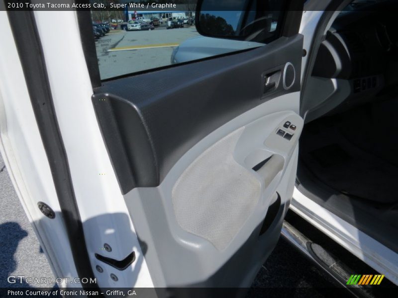 Super White / Graphite 2010 Toyota Tacoma Access Cab
