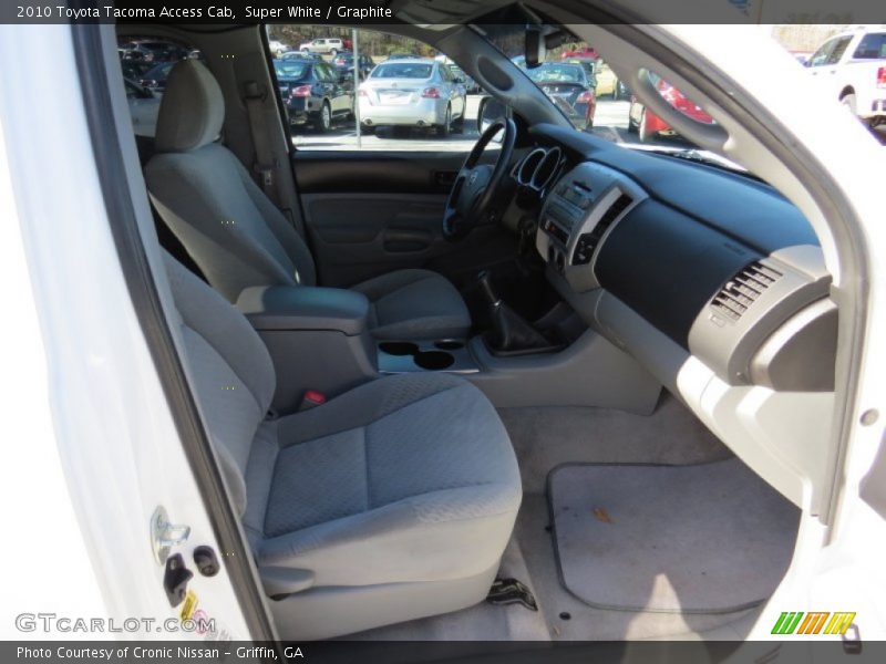 Super White / Graphite 2010 Toyota Tacoma Access Cab