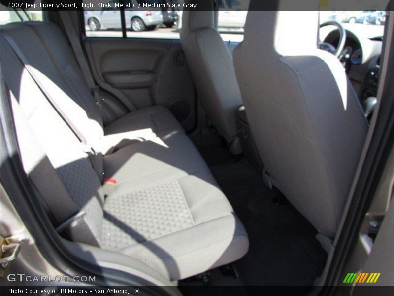 Light Khaki Metallic / Medium Slate Gray 2007 Jeep Liberty Sport