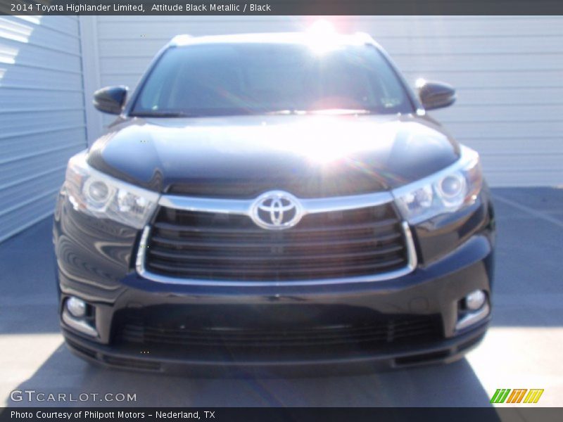 Attitude Black Metallic / Black 2014 Toyota Highlander Limited