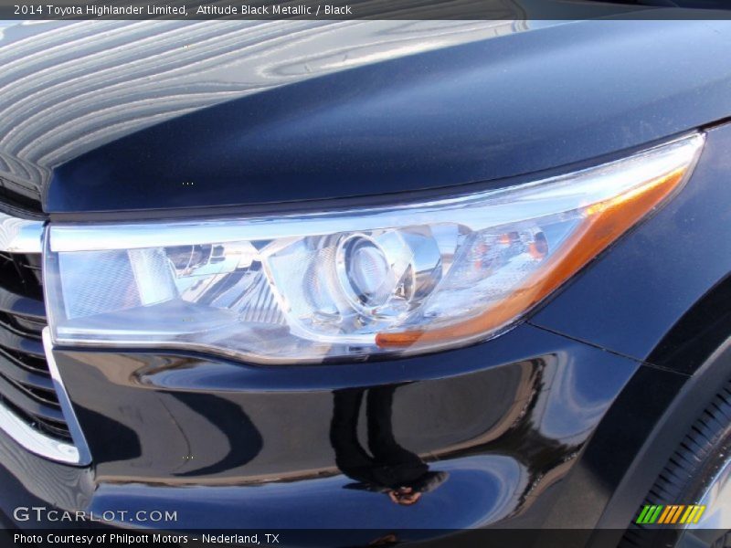 Attitude Black Metallic / Black 2014 Toyota Highlander Limited