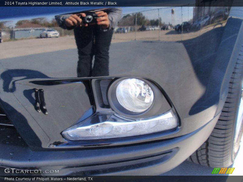 Attitude Black Metallic / Black 2014 Toyota Highlander Limited