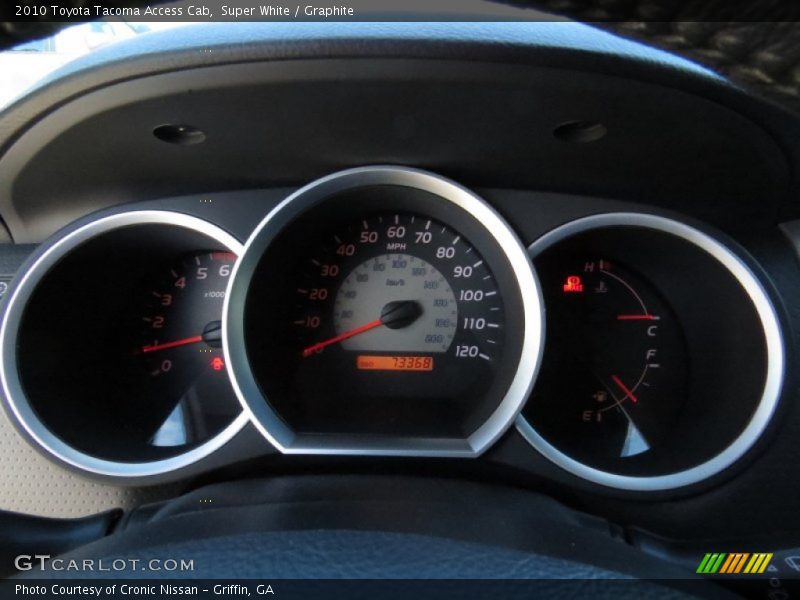 Super White / Graphite 2010 Toyota Tacoma Access Cab