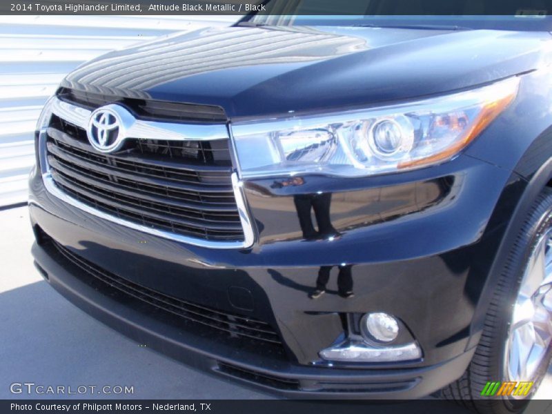 Attitude Black Metallic / Black 2014 Toyota Highlander Limited
