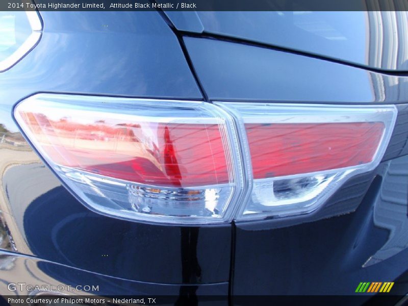 Attitude Black Metallic / Black 2014 Toyota Highlander Limited