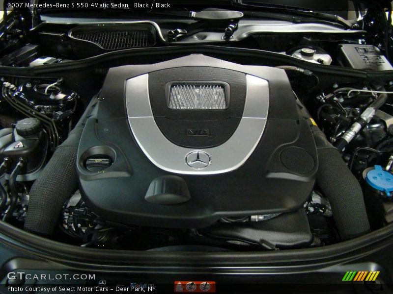 Black / Black 2007 Mercedes-Benz S 550 4Matic Sedan