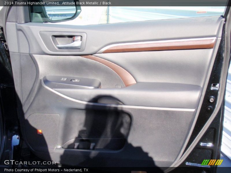 Attitude Black Metallic / Black 2014 Toyota Highlander Limited