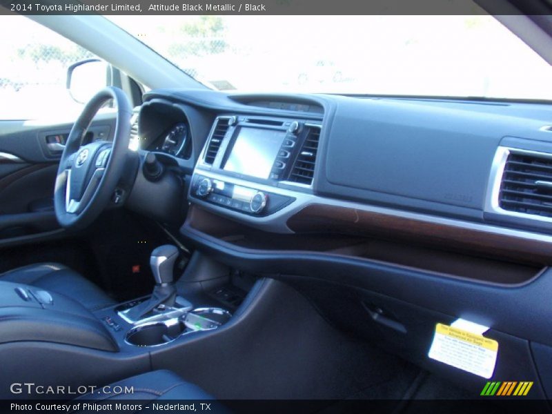 Attitude Black Metallic / Black 2014 Toyota Highlander Limited
