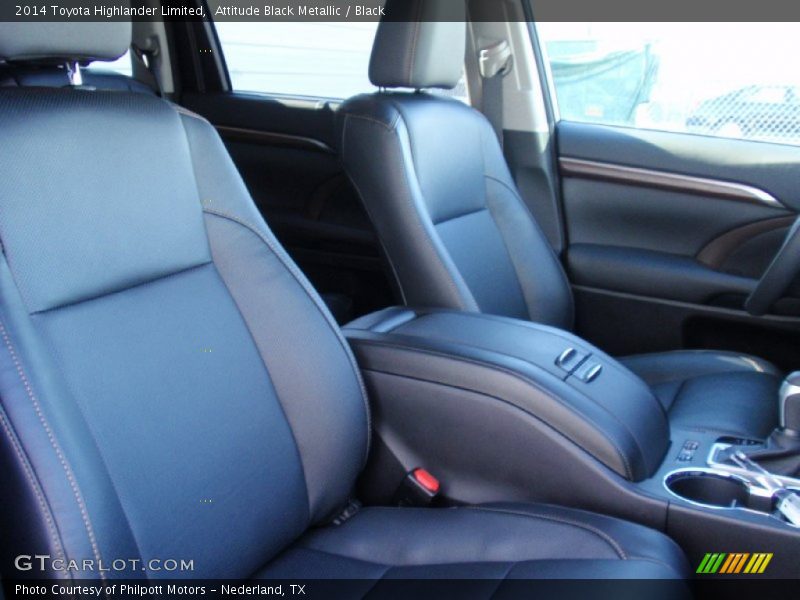 Attitude Black Metallic / Black 2014 Toyota Highlander Limited