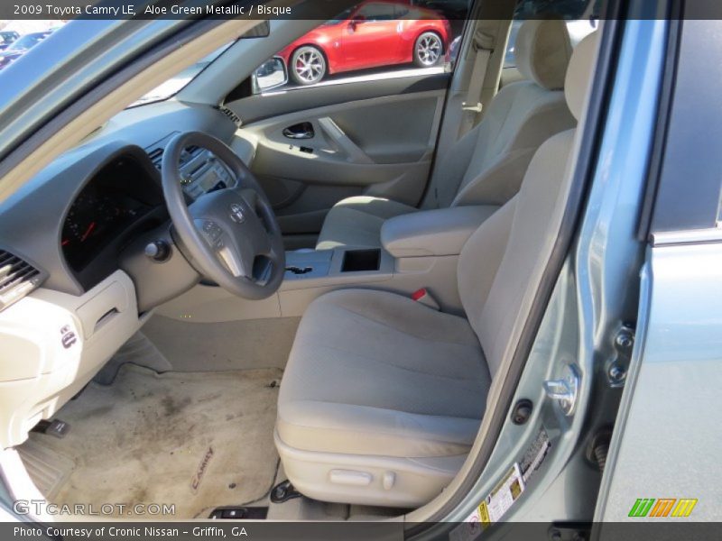 Aloe Green Metallic / Bisque 2009 Toyota Camry LE