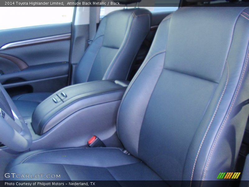 Attitude Black Metallic / Black 2014 Toyota Highlander Limited
