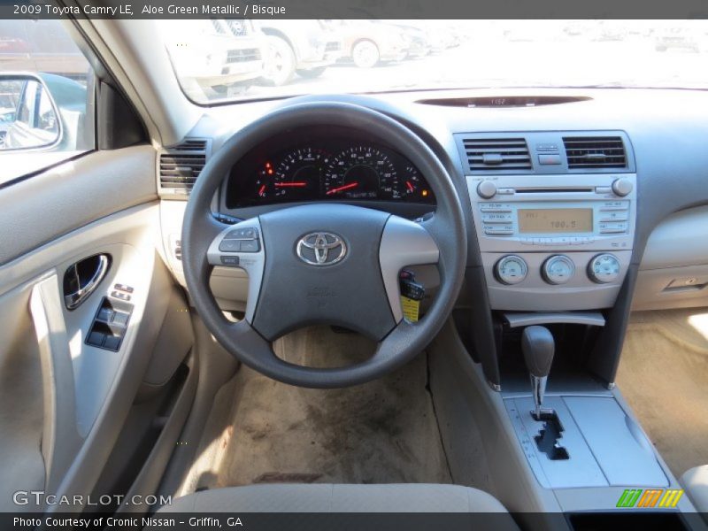 Aloe Green Metallic / Bisque 2009 Toyota Camry LE