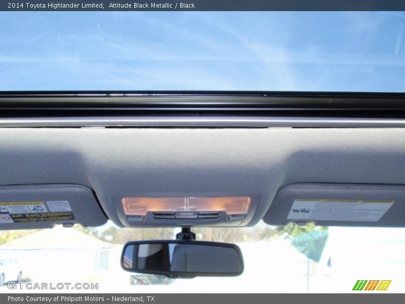 Attitude Black Metallic / Black 2014 Toyota Highlander Limited