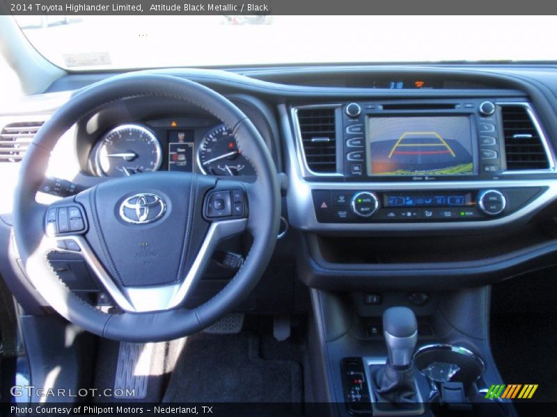 Attitude Black Metallic / Black 2014 Toyota Highlander Limited