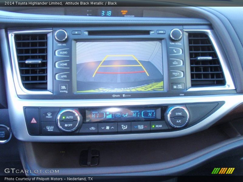 Attitude Black Metallic / Black 2014 Toyota Highlander Limited